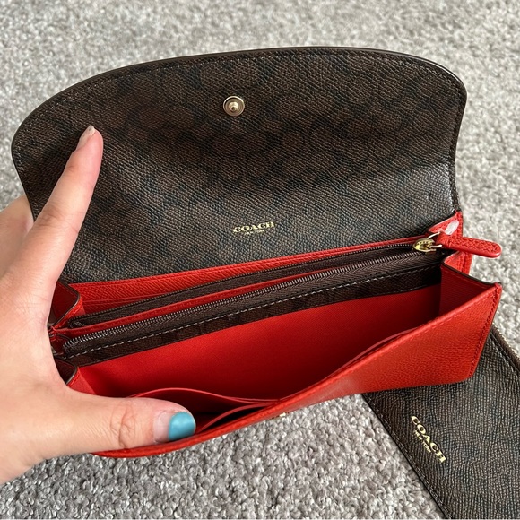 Coach 2 in 1 wallet NWT leather - Picture 3 of 14